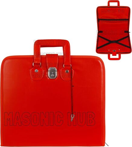 ماسوني ريجاليا 5 ألوان من الجلد الصناعي مريلة ماسونية ناعمة بمقبض in Kuwait