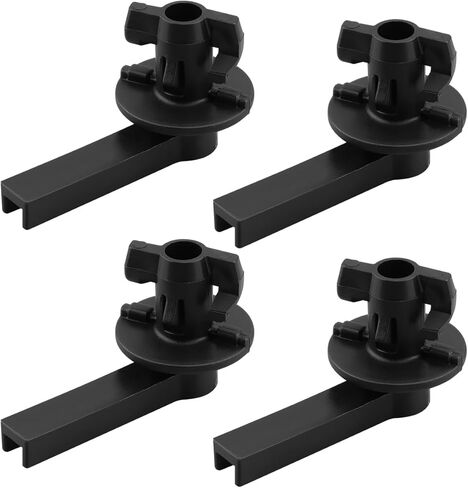Fender Flare Clips Handle Locking Pins, Front & Rear Wheel Protector Clips Kit Fit for Ford Bronco 2021 2022 2023 2024 2025 Replace W721136S300, 2/4 Door, L-Shape Plastic,4PCS in Saudi Arabia