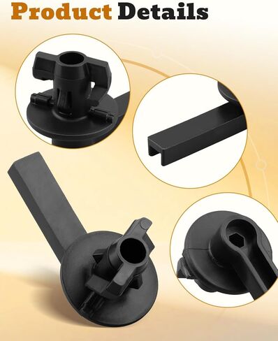Fender Flare Clips Handle Locking Pins, Front & Rear Wheel Protector Clips Kit Fit for Ford Bronco 2021 2022 2023 2024 2025 Replace W721136S300, 2/4 Door, L-Shape Plastic,4PCS in Saudi Arabia