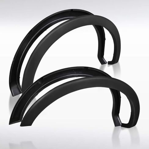 Autozensation Compatible with 2009-2014 Ford F150, 4PC Front + Rear Factory Style Matte Black Wheel Cover Fender Flares in Saudi Arabia