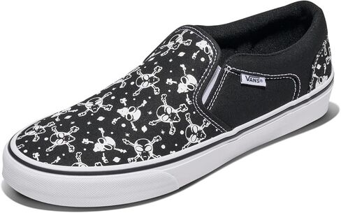Vans Men's Asher Slip-on Shoes, Alien Skull Camo, 11 in Saudi Arabia