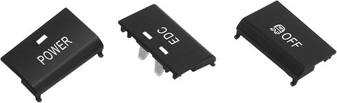 3Pcs Center Console Switch Button Caps Compatible with BMW E90 E92 E93 M3 2005-2012 Replace 61317841136 in Saudi Arabia
