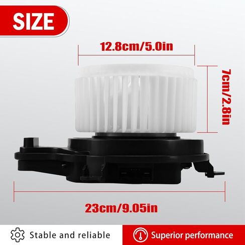 HVAC Heater Blower Motor with Brushless Motor - Compatible with Buick Chevy Ford & Cadillac, Lacrosse 2017-2019, Malibu 2016-2024, Escape 2020-2024, XT4 2019-2024, Replace# 700347 in Saudi Arabia