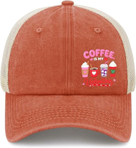 قبعة جولف Coffee is My-Valentine قبعات مضحكة للجدة in Kuwait