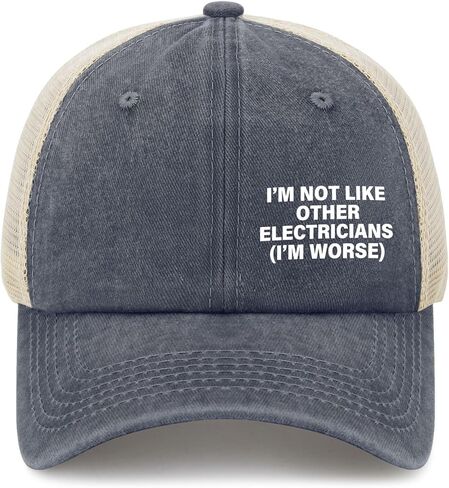 I'm Not Like Other Electricians Hats Golf Cap for Daughter in Saudi Arabia