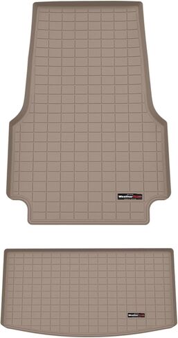 WeatherTech Cargo Trunk Liner for Cadillac Escalade IQ, Escalade IQL Front Cargo and Behind 3rd Row (401840-1841), Black in Saudi Arabia