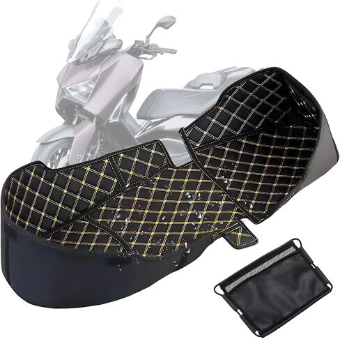 متوافق مع ياماها Xmax 300 2017-2025 بطانة صندوق تخزين خلفي للدراجة النارية مع سكوتر من جلد البولي يوريثان وحقيبة سرج مضادة للماء ومقاومة للخدش وصندوق تخزين البضائع in Kuwait