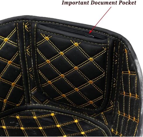 متوافق مع ياماها Xmax 300 2017-2025 بطانة صندوق تخزين خلفي للدراجة النارية مع سكوتر من جلد البولي يوريثان وحقيبة سرج مضادة للماء ومقاومة للخدش وصندوق تخزين البضائع in Kuwait