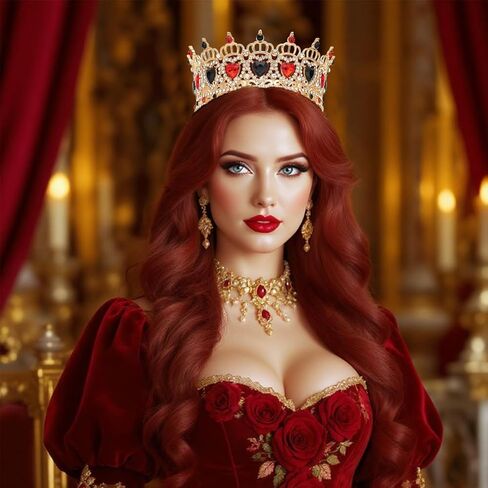 تاج للنساء، تيجان الأميرة وتاج للنساء، تيجان زفاف من حجر الراين وغطاء رأس لحفلات أعياد الميلاد والحفلات الراقصة in Saudi Arabia