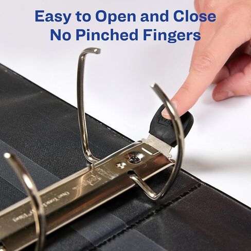 Avery Heavy-Duty View 3 Ring Binder, 5 Inch One Touch EZD Rings, 2.3/4.8 Inch Spine, 1 Navy Blue Binder (79806) in Saudi Arabia