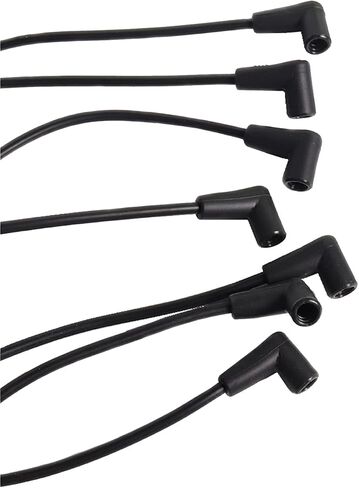 ENA Spark Plug Wire Set Compatible with Jeep Cherokee TJ Wrangler Comanche 1991 1992 1993 1994 1995 1996 1997 1998 1999 4.0L L6 Replacement for 16-806G 12487192 in Saudi Arabia