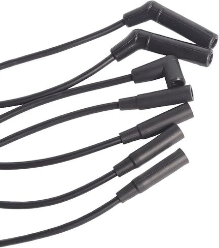 ENA Spark Plug Wire Set Compatible with Jeep Cherokee TJ Wrangler Comanche 1991 1992 1993 1994 1995 1996 1997 1998 1999 4.0L L6 Replacement for 16-806G 12487192 in Saudi Arabia