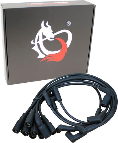 AIP Electronics Dragon FIRE Performance OE Replacement Ignition Spark Plug Wire Set Compatible with 1996-2002 GM GMC V8 5.7L OEM Fit PWJ104-OES in Saudi Arabia
