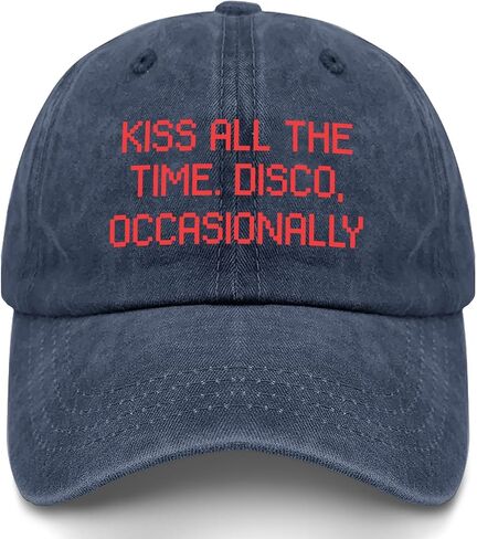 Kisses All The Time discos-Occasionally Hat for Womens Fashion Washed in Saudi Arabia