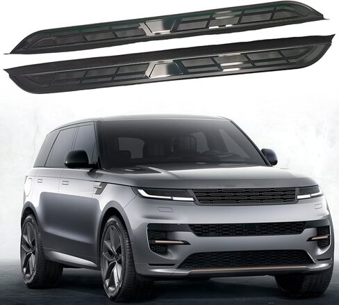 Running Board Side Step Aluminum Fits for LR Range Rover Sport 2023 2024 2025 2026 Pedal Nerf Bar 2Pcs Fixed (with Brackets in Saudi Arabia