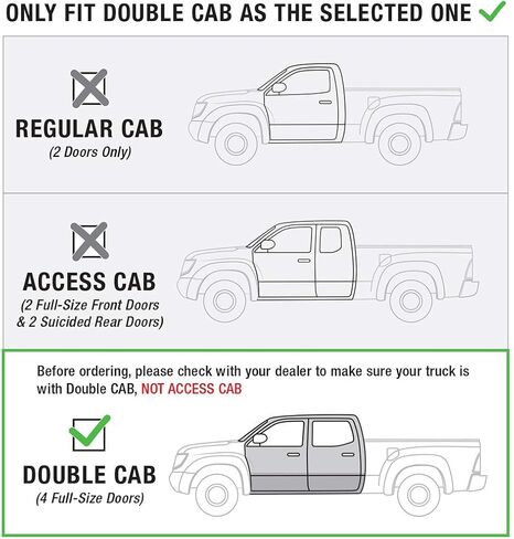 لوحات الجري من سلسلة Raptor بخطوات 5 بوصة طراز OEM مداس كامل من الألومنيوم الأسود متوافق مع 2024-2026 Tacoma Double Cab/Crew Cab in Kuwait