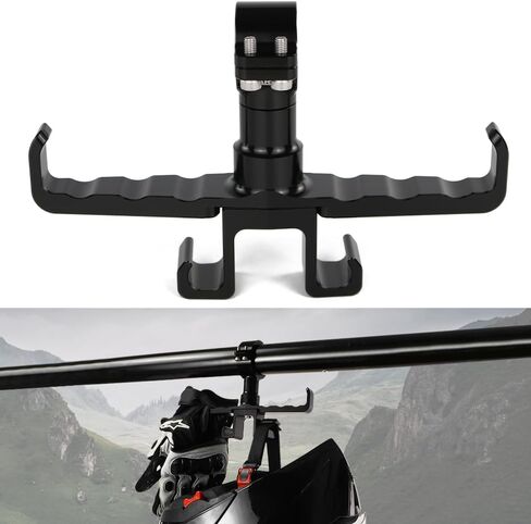 UTV Headset Hanger Fits 1.75"-2" Roll Cage, Aluminum Roll Bar Mount Hanger for Headset Helmet Fit for Polaris RZR/Can-Am X3/ Wolverine/Pioneer/Rhino in Saudi Arabia
