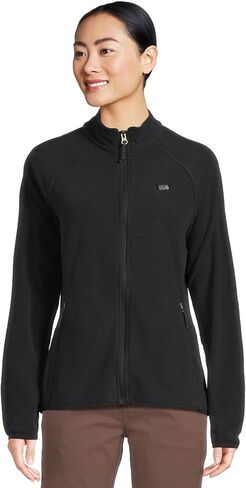 Mountain Hardwear Women's Standard Microchill Full Zip Jacket, Black in Saudi Arabia
