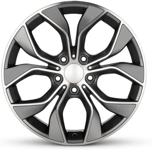 New 18x8 inch OEM Direct Replacement Aluminum Wheel for 2015-2017 BMW X3 5-120mm Gunmetal Gray 18 in Rim BM 36116862889 in Saudi Arabia