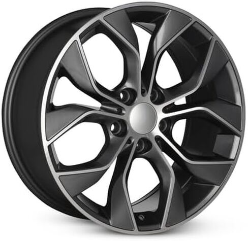 New 18x8 inch OEM Direct Replacement Aluminum Wheel for 2015-2017 BMW X3 5-120mm Gunmetal Gray 18 in Rim BM 36116862889 in Saudi Arabia
