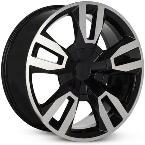 New 22x9 inch OEM Direct Replacement Aluminum Wheel for 2018-2022 Chevrolet Suburban 1500 6-139.7mm Black 22 in Rim 84128123 in Saudi Arabia