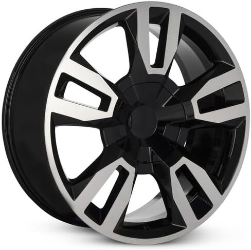 New 22x9 inch OEM Direct Replacement Aluminum Wheel for 2018-2022 Chevrolet Suburban 1500 6-139.7mm Black 22 in Rim 84128123 in Saudi Arabia
