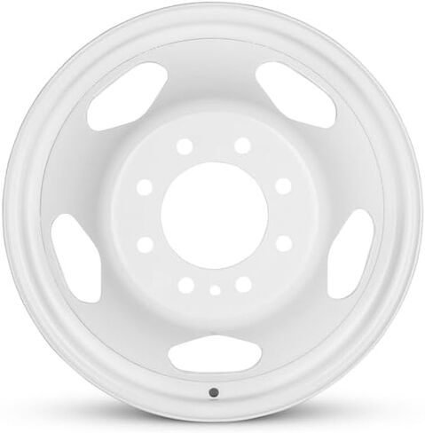 عجلة فولاذية بديلة جديدة مقاس 17 × 6.5 بوصة OEM لـ 2008-2010 شيفروليه سيلفرادو 3500 ثنائي 8-165.1 ملم أبيض 17 بوصة حافة 9597472 in Saudi Arabia