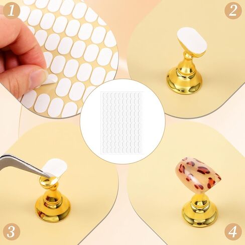 1000 PCS Double Sided Tape for Nails Display, Sticky Tabs for Nails,Nail Tape for Press On in Saudi Arabia
