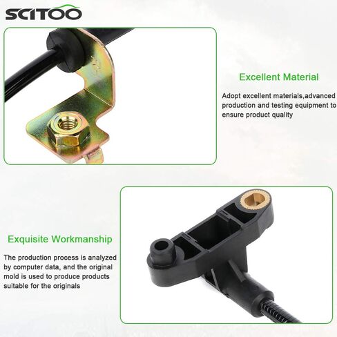 SCITOO 1PCS Right+Front ABS Wheel Speed Sensor ALS1120 5273332 5273332AC fit for 2001-2010 for Chrysler PT Cruiser, 2000-2005 for Dodge Neon, 2003-2005 for Dodge SX 2.0, 2000-2002 for Chrysler Neon in Saudi Arabia