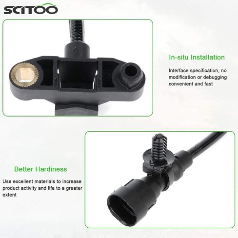 SCITOO 1PCS Right+Front ABS Wheel Speed Sensor ALS1120 5273332 5273332AC fit for 2001-2010 for Chrysler PT Cruiser, 2000-2005 for Dodge Neon, 2003-2005 for Dodge SX 2.0, 2000-2002 for Chrysler Neon in Saudi Arabia