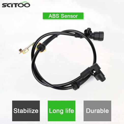 SCITOO 1PCS Right+Front ABS Wheel Speed Sensor ALS1120 5273332 5273332AC fit for 2001-2010 for Chrysler PT Cruiser, 2000-2005 for Dodge Neon, 2003-2005 for Dodge SX 2.0, 2000-2002 for Chrysler Neon in Saudi Arabia