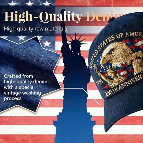 Marine Corps 250th Anniversary USA Hat Embroidered Distressed Adjustable Marines Eagle with Coin for Free in Saudi Arabia