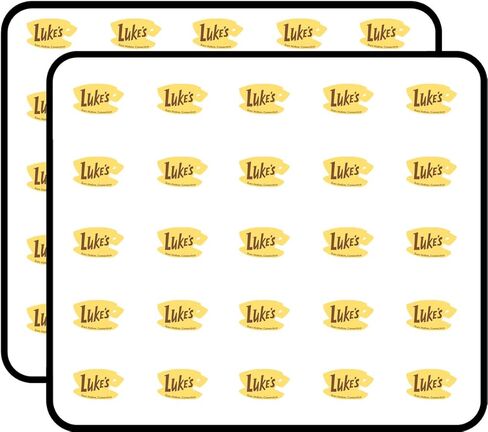 Gilmore Girls Luke's Diner Sticker for Scrapbooking Waterproof Vinyl Stickers for Water Bottle, Laptop & Phone Case 50 Pack in Saudi Arabia