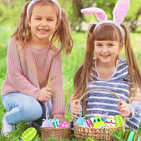 Easter Ornaments,12PCS Hanging Eggs Easter Decorations for Tree in Saudi Arabia