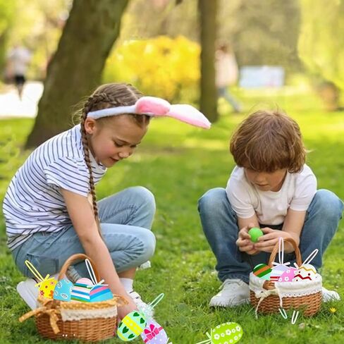 Easter Ornaments,12PCS Hanging Eggs Easter Decorations for Tree in Saudi Arabia
