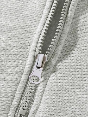 Men's Quarter Zip Hoodies Zip Up Hoodie Long Sleeve Drop Shoulder Casual Sweatshirt Pullover Tops in Saudi Arabia