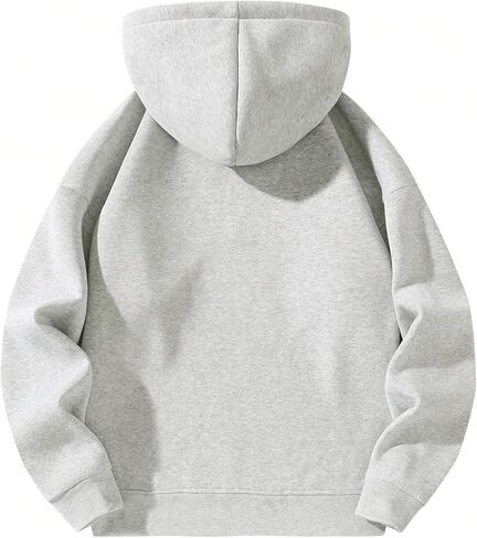 Men's Quarter Zip Hoodies Zip Up Hoodie Long Sleeve Drop Shoulder Casual Sweatshirt Pullover Tops in Saudi Arabia