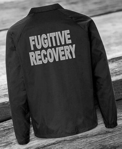 Service and First Responders Fugitive Recovery Agent Coaches Jacket Event Staff Men’s and Women’s Windbreaker in Saudi Arabia