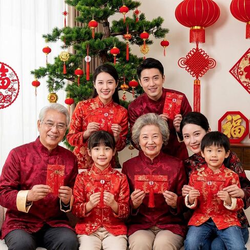 20 Pack Chinese New Year Silk Red Envelopes Brocade Lunar New Year with Chinese Knot, Coins & Jade Charms – 3 Sizes Lucky Envelopes for Spring Festival, Lunar 2026 Hongbao, Gift Giving in Saudi Arabia