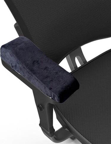Generic Armrest Pad, Memory Foam Arm Pads with Elastic Strap, Ergonomic Elbow Support Chair Arm Rest Cover for Computer Chair, Black in Saudi Arabia