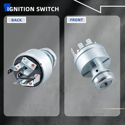 Ignition Switch for John Deere 210C 310C 310E 310G 315C 315SJ 410C 410D 410G 710B 710D 710G 3510 3520 570B 670B 670C 670D 770B 770C 870D Replace AT195301 AR47458 AR58126 in Saudi Arabia