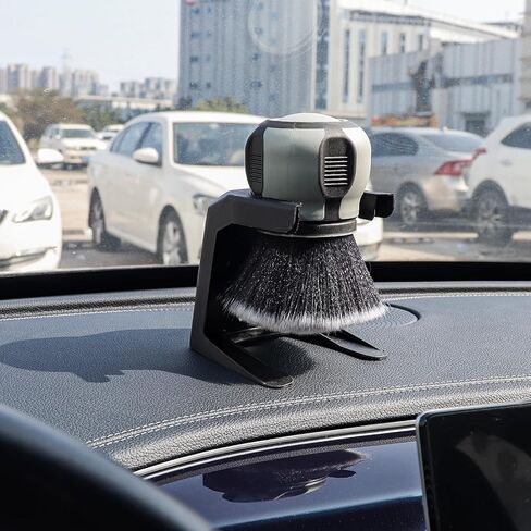 ChgImposs Detail Brushes Car Detailing, Tire Shine Brush, Automotive Interior Dusting Brush with Storage Rack, Covers Clean Large Area Inside or Outside Vehicles in Saudi Arabia