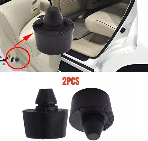 2pcs Car Door Rubber Bumper Stopper Stops Bumpers Cushion for Infiniti Q45 Q50 Q60 QX56 QX80 for Nissan Armada 2017-2021 Replace 80896-AR000 Damping Rubber Pad in Kuwait