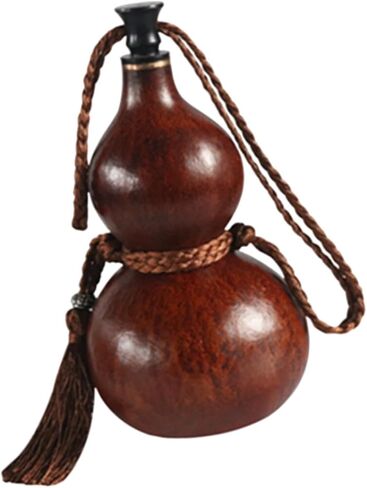 زجاجة مياه محمولة، إبريق للشرب، هدايا للرجال، سعة 150 مل، قوارير القرع المجففة، زينة كالاباش، للاستخدام في الهواء الطلق، وركوب القوارب، والسفر، والديكور in Kuwait