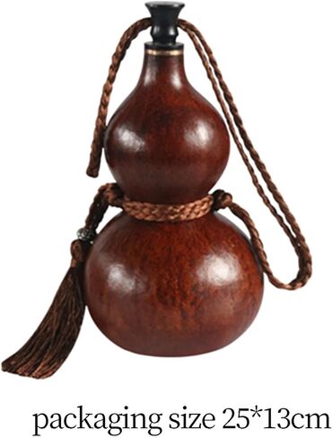 زجاجة مياه محمولة، إبريق للشرب، هدايا للرجال، سعة 150 مل، قوارير القرع المجففة، زينة كالاباش، للاستخدام في الهواء الطلق، وركوب القوارب، والسفر، والديكور in Kuwait