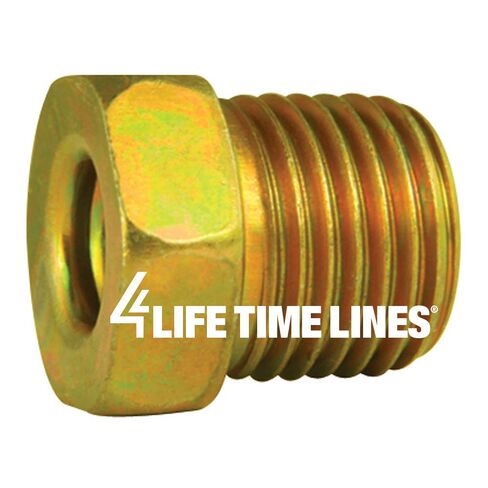 4LIFETIMELINES صامولة أنبوب فولاذي، 1/4 (1/2-20 مقلوب)، 10/كيس in Saudi Arabia