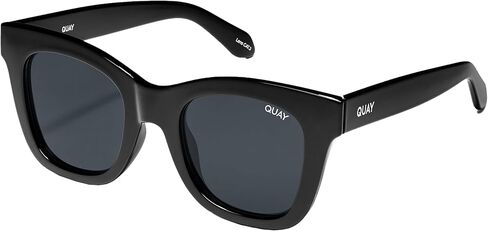 QUAY - Sunglasses for Men & Women, Oversized Sunglasses with UV Protection (Level Out, Black) in Saudi Arabia