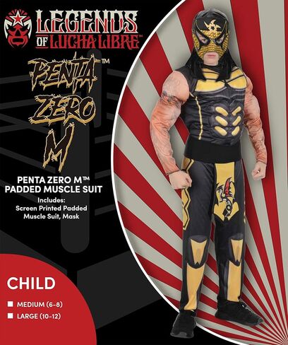 Penta Zero Lucha Libre Child Costume by Underwraps in Saudi Arabia