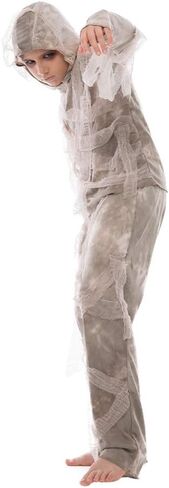EraSpooky Halloween Mummy Costume Child Horror Fancy Dress Kids Egypt Costume in Saudi Arabia