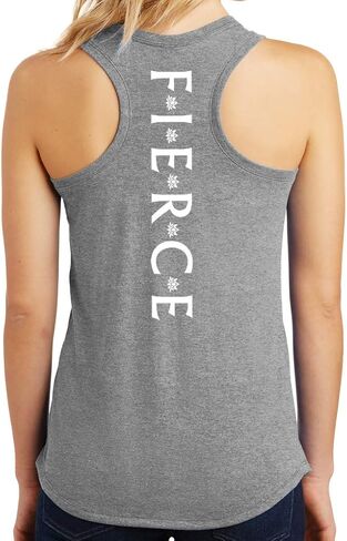 Yoga Clothing For You Ladies Fierce Triblend Racerback Tank Top in Saudi Arabia